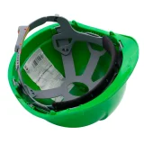Каска защитная ЕЛАНПЛАСТ АЙ-ПРАЙМ КЛАССИК зеленая (пластиковое оголовье) - фото 5