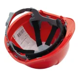 Каска защитная ЕЛАНПЛАСТ АЙ-ПРАЙМ СТАНДАРТ красная (ленточное оголовье) - фото 5