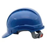 Каска защитная ЕЛАНПЛАСТ АЙ-ПРАЙМ СТАНДАРТ синяя (ленточное оголовье) - фото 2