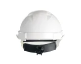 Каска защитная ЕЛАНПЛАСТ ЕВРОПА-ЛЮКС белая (ленточное оголовье, храповый механизм) - фото 4