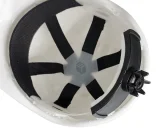 Каска защитная ЕЛАНПЛАСТ ЕВРОПА-ЛЮКС белая (ленточное оголовье, храповый механизм) - фото 5