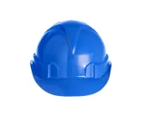 Каска защитная ЕЛАНПЛАСТ ЕВРОПА-ЛЮКС синяя (ленточное оголовье, храповый механизм) - фото 3