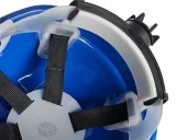 Каска защитная ЕЛАНПЛАСТ ЕВРОПА-ЛЮКС синяя (ленточное оголовье, храповый механизм) - фото 6