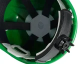 Каска защитная ЕЛАНПЛАСТ ЕВРОПА-ЛЮКС зеленая (ленточное оголовье, храповый механизм) - фото 5