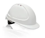 Каска защитная ЕЛАНПЛАСТ ФОРВАРД белая (ленточное оголовье, храповый механизм) - фото 2