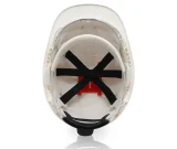 Каска защитная ЕЛАНПЛАСТ ФОРВАРД белая (ленточное оголовье, храповый механизм) - фото 5