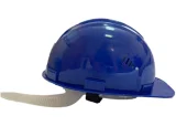 Каска защитная строительная ПРОФИ синяя (пластиковое оголовье) - фото 3