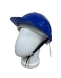 Каска защитная строительная ПРОФИ синяя (пластиковое оголовье) - фото 4