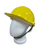 Каска защитная строительная ПРОФИ желтая (пластиковое оголовье) - фото 5
