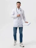 Халат мужской "Доктор" белый - фото 4