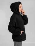 Худи Furry Oversize, черное - фото 10