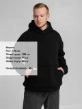Худи Furry Oversize, черное - фото 11