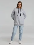 Худи оверсайз «Чистая соль», серый меланж - фото 6