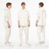 Худи унисекс H1, молочно-белое - фото 5