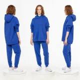 Худи унисекс H1, синее - фото 3