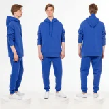 Худи унисекс H2, синее - фото 5