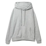 Худи унисекс Tuloksa 280, серый меланж - фото 1