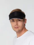 Козырек Active, черный с белым кантом - фото 7