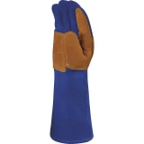 Краги сварочные усиленные с огнестойкой нитью Kevlar® TER300 DeltaPlus - фото 2