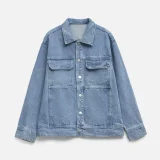 Куртка джинсовая O2, голубая - фото 14