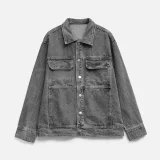 Куртка джинсовая O2, серая - фото 7