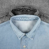 Куртка джинсовая O3, серая - фото 10