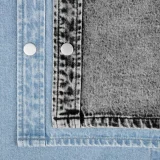 Куртка джинсовая O3, серая - фото 11