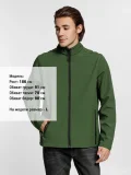 Куртка софтшелл мужская Race Men, темно-зеленая - фото 12