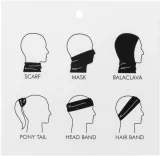 Многофункциональная бандана Bolt, оранжевая - фото 4