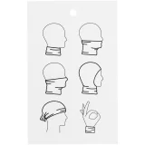 Многофункциональная бандана Dekko, бежевая - фото 4