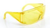 Очки открытые слесарные ЕЛАНПЛАСТ (тип Люцерна) желтые KN (ОЧК305KN) - фото 1