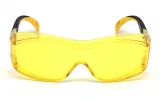 Очки защитные открытые поликарбонатные ЕЛАНПЛАСТ ПРАКТИК желтые KN (ОЧК302KN) - фото 2