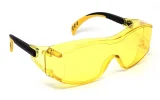 Очки защитные открытые поликарбонатные ЕЛАНПЛАСТ ПРАКТИК желтые (ОЧК302) - фото 2