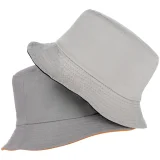 Панама Summer двусторонняя, синяя с серым - фото 8