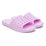 Тапочки ПВХ модель 846 (ДЮНА) женские, пурпурные - фото 1
