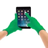 Перчатки сенсорные Urban Flow, зеленые - фото 4