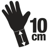 Перчатки трикотажные с ПУ покрытием VENICUTC02 (VENICUT42GN) удлиненный манжет DeltaPlus р.10/XL - фото 2