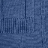 Плед Bambolay, синий (черника) 110х170 см - фото 3