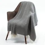 Плед Bilbo, серый 140х200 см - фото 4