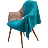 Плед Field, бирюзовый 90х160 см - фото 1