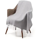 Плед «Капри», серый 140х200 см - фото 5