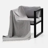 Плед Ladakh, серый 130x160 см - фото 5