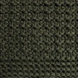 Плед Lattice, зеленый меланж (оливковый) 130х200 см - фото 4