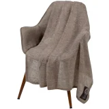 Плед Medley, бежево-серый 130х170 см - фото 3