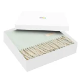 Плед Mumbai Duo, голубой 120х180 см - фото 3