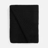 Плед Quadrisma, черный 90x160 см - фото 2