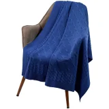 Плед Reframe, ярко-синий (василек) - фото 5