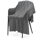 Плед Rombus, серый меланж 110x170 см - фото 1