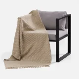 Плед Shimla, бежевый 130x160 см - фото 5