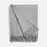 Плед Shimla, серый 130x160 см - фото 3